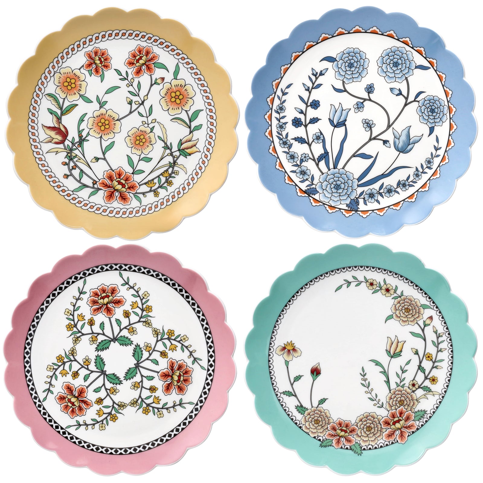 PIATTI DESSERT HERITAGE ANDREA FONTEBASSO | in porcellana | 4pz