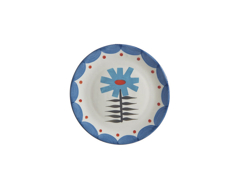PIATTO DECORATIVO FLOWER BRUCO - in ceramica vari colori - 21cm | Adele Chérie