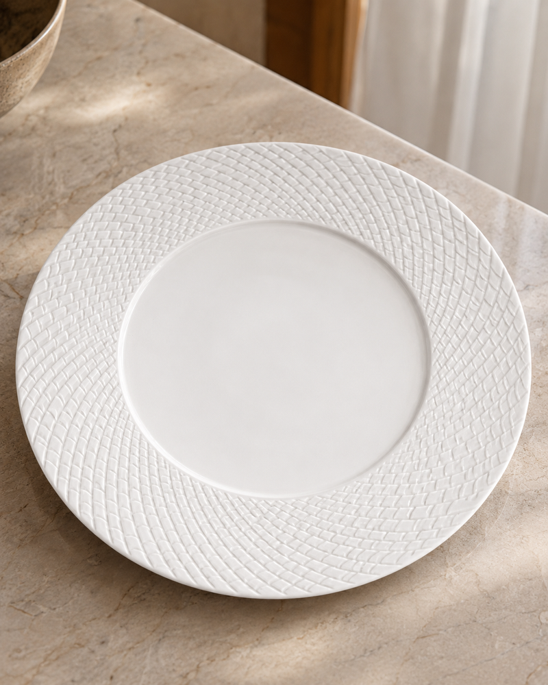 PIATTO DA PORTATA AVENA FADE MAISON | in porcellana | Ø30cm
