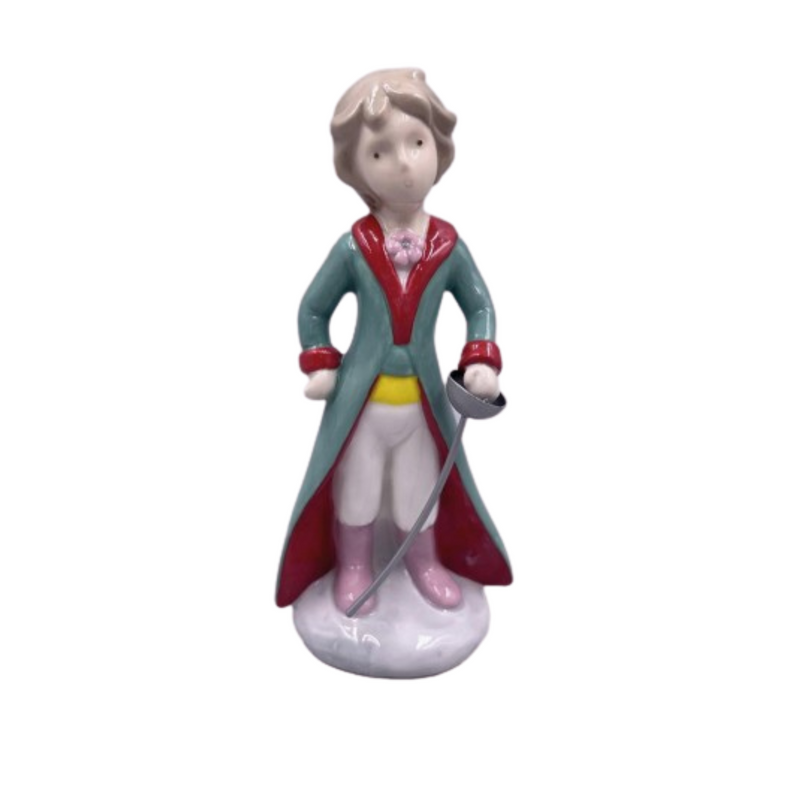 STATUINA PICCOLO PRINCIPE L'INFINITO BOMBONIERE - in porcellana - 7x5x14cm | Adele Chérie