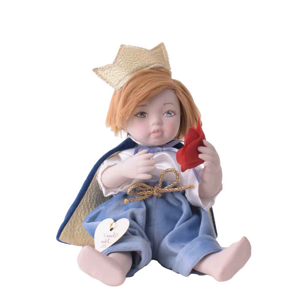 PICCOLO PRINCIPE FIABE DOLLS SARA'S IDEA - in porcellana - 14x16cm | Adele Chérie