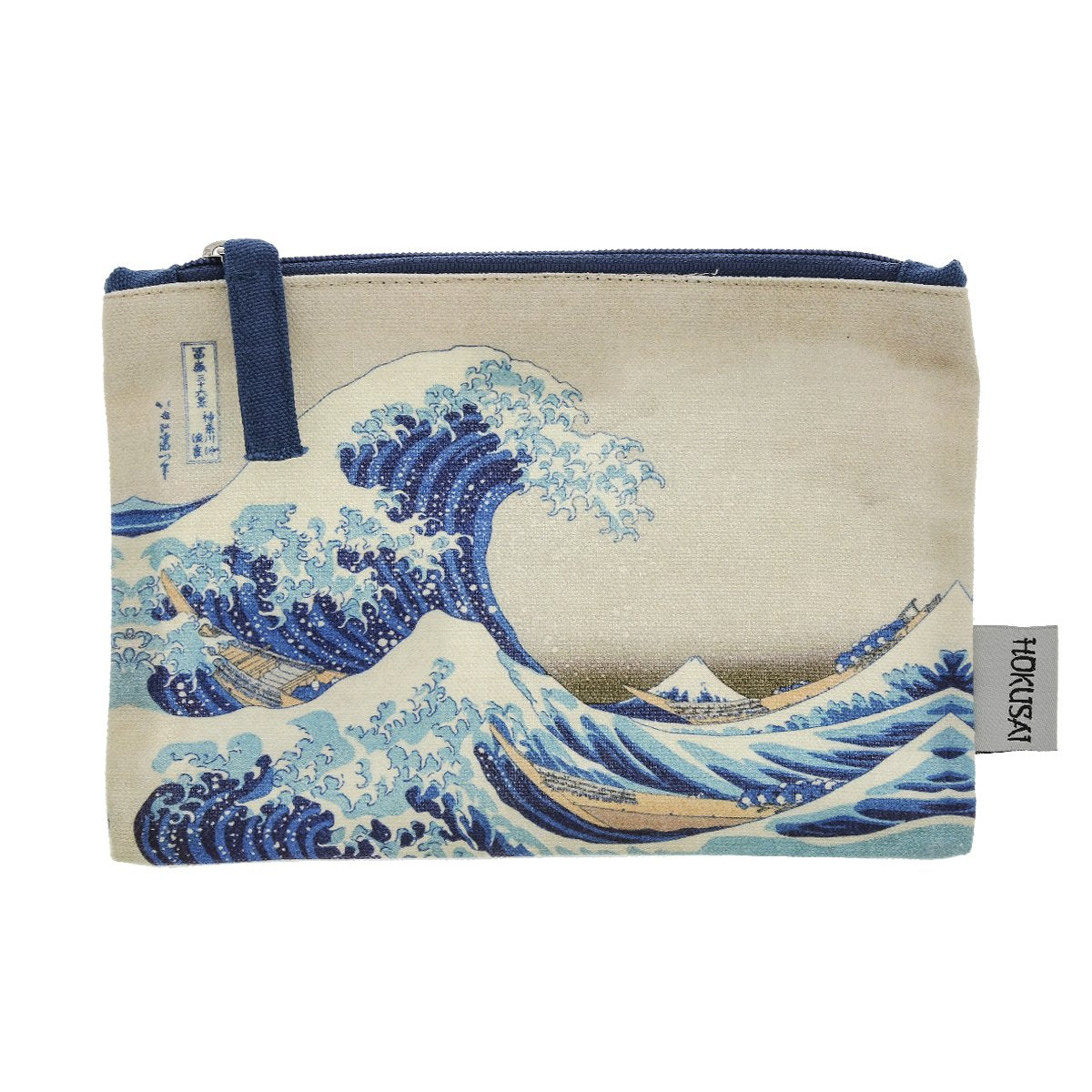 POCHETTE HOKUSAI ALLEN DESIGNS - in tessuto - 15x20cm | Adele Chérie