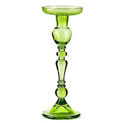 PORTACANDELA LUSTRATO C.V. CRISTAL | in vetro | 9x24cm