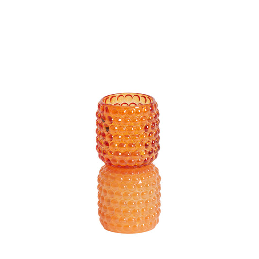 PORTACANDELA BUBLINI LIGHT&LIVING | in vetro vari colori | Ø9x16cm