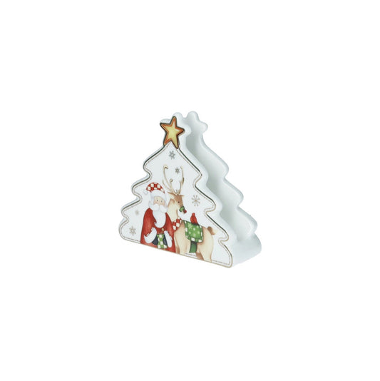 PORTATOVAGLIOLI RACCONTI BRANDANI | in New Bone China | 13x4x12cm