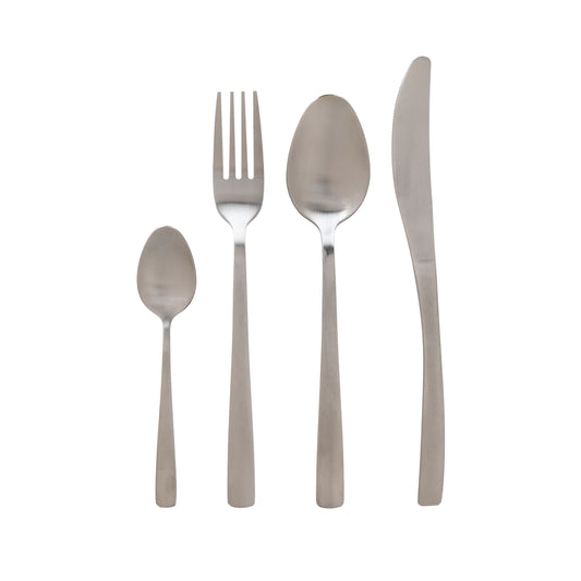 POSATE MATT SILVER ANDREA FONTEBASSO - in acciaio inox - 24pz | Adele Chérie