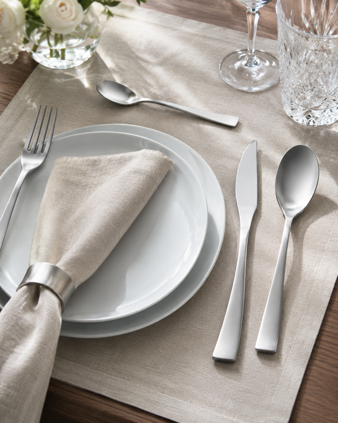 POSATE ETOILE SABBIATO EME POSATERIE | in acciaio inox | 24pz