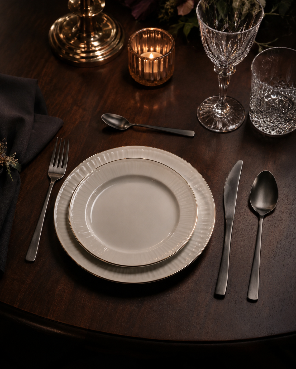 POSATE SOLUTION MATT BLACK ANDREA FONTEBASSO | in acciaio inox | 24pz