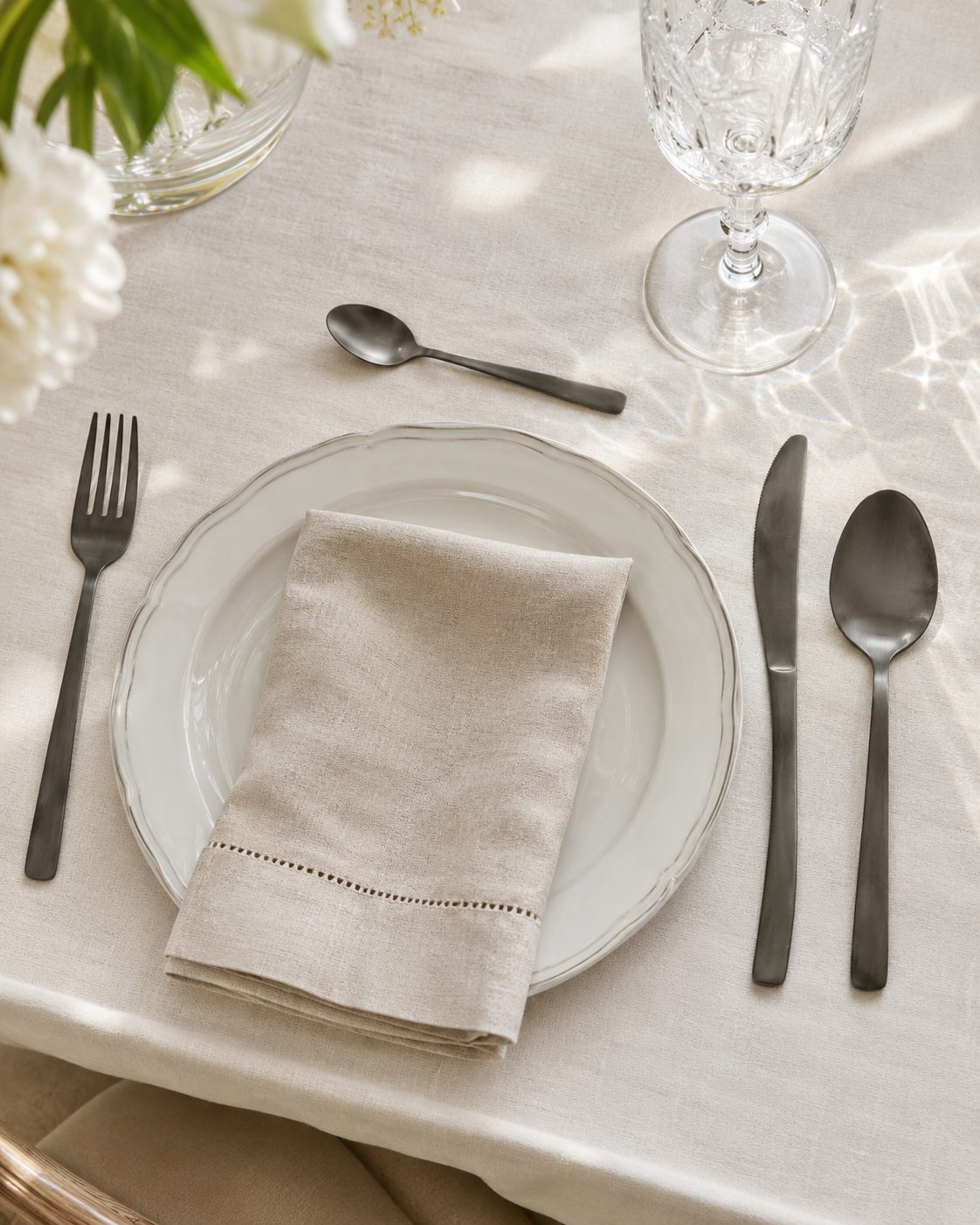 POSATE SOLUTION MATT BLACK ANDREA FONTEBASSO | in acciaio inox | 24pz