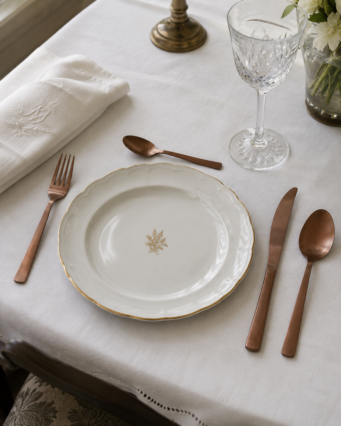 POSATE SOLUTION MATT COPPER ANDREA FONTEBASSO | in acciaio inox | 24pz
