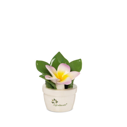PROFUMINA FRANGIPANE GLI ALBERELLI | in ceramica di Capodimonte vari colori | Ø9x10cm