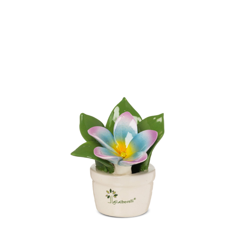 PROFUMINA FRANGIPANE GLI ALBERELLI - in ceramica di Capodimonte vari colori - Ø9x10cm | Adele Chérie