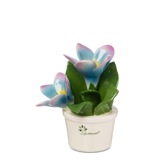 PROFUMOTTA FRANGIPANE GLI ALBERELLI | in ceramica di Capodimonte vari colori | Ø11x14cm