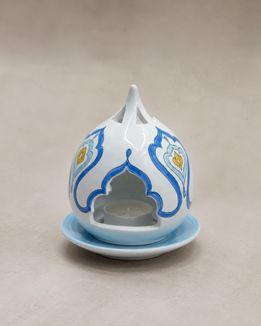 PORTACANDELA MARRAKECH SOPHIE MARIAGE | in ceramica vari colori | 12cm