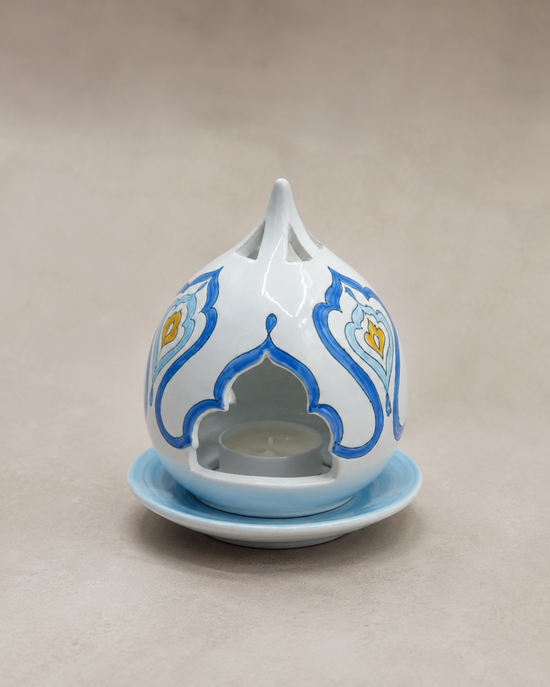 PORTACANDELA MARRAKECH SOPHIE MARIAGE | in ceramica vari colori | 12cm