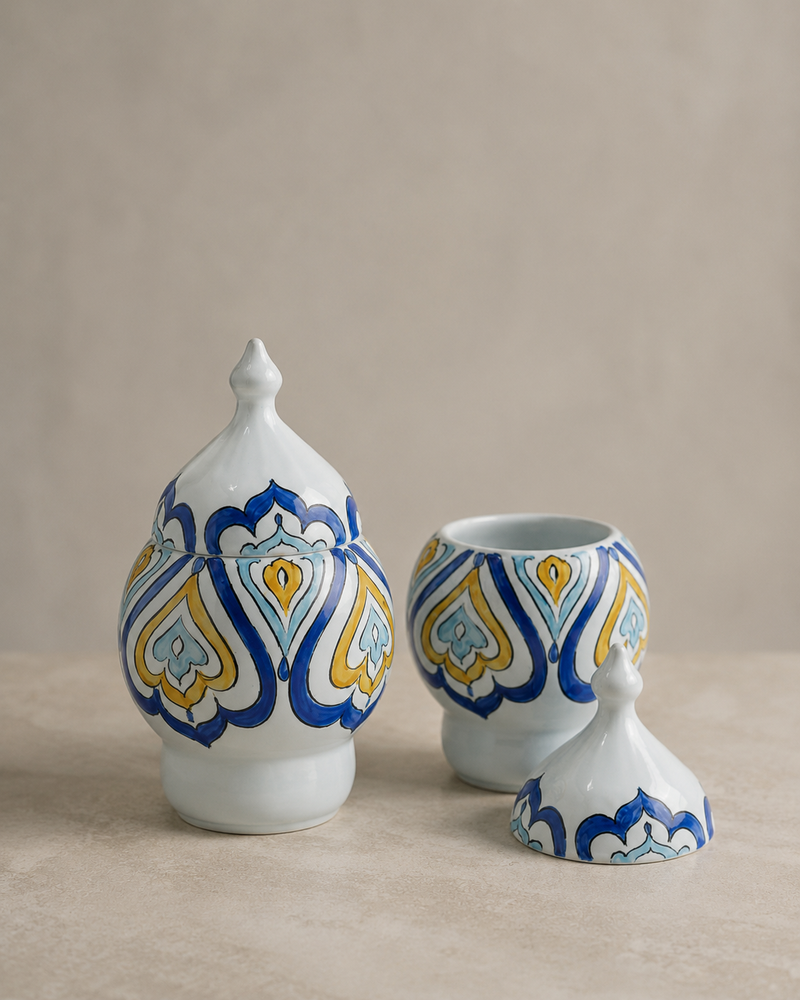 POTICHE LANTERNA MARRAKECH SOPHIE MARIAGE | in ceramica vari colori | 21cm
