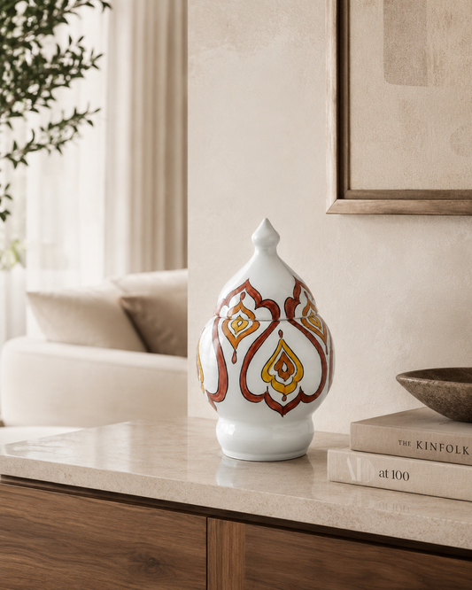 POTICHE LANTERNA MARRAKECH SOPHIE MARIAGE | in ceramica vari colori | 21cm