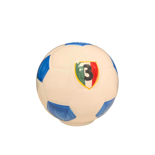 SALVADANAIO PALLA SCUDETTO NAPOLI CAMPIONE ADELE CHÉRIE | in ceramica |  Ø12cm