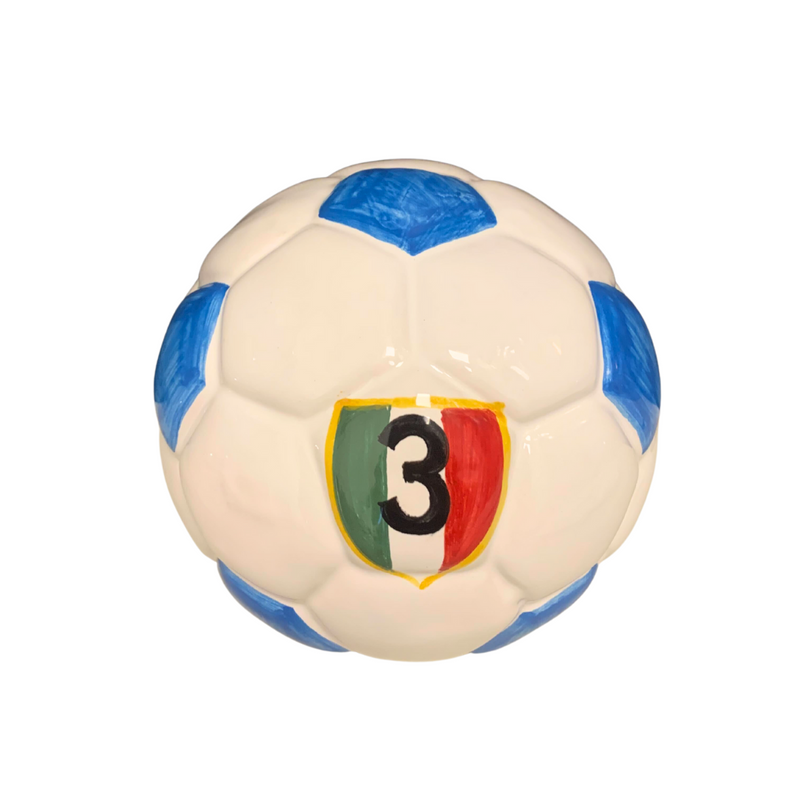 PALLA SCUDETTO NAPOLI CAMPIONE ADELE CHÉRIE - in ceramica - Ø16cm | Adele Chérie