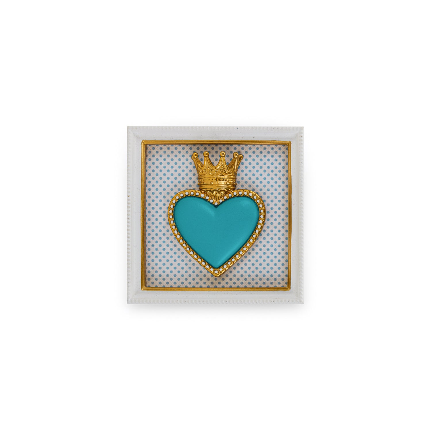 QUADRO TON COEUR HENRIETTE - in resina vari colori - 13x13cm | Adele Chérie