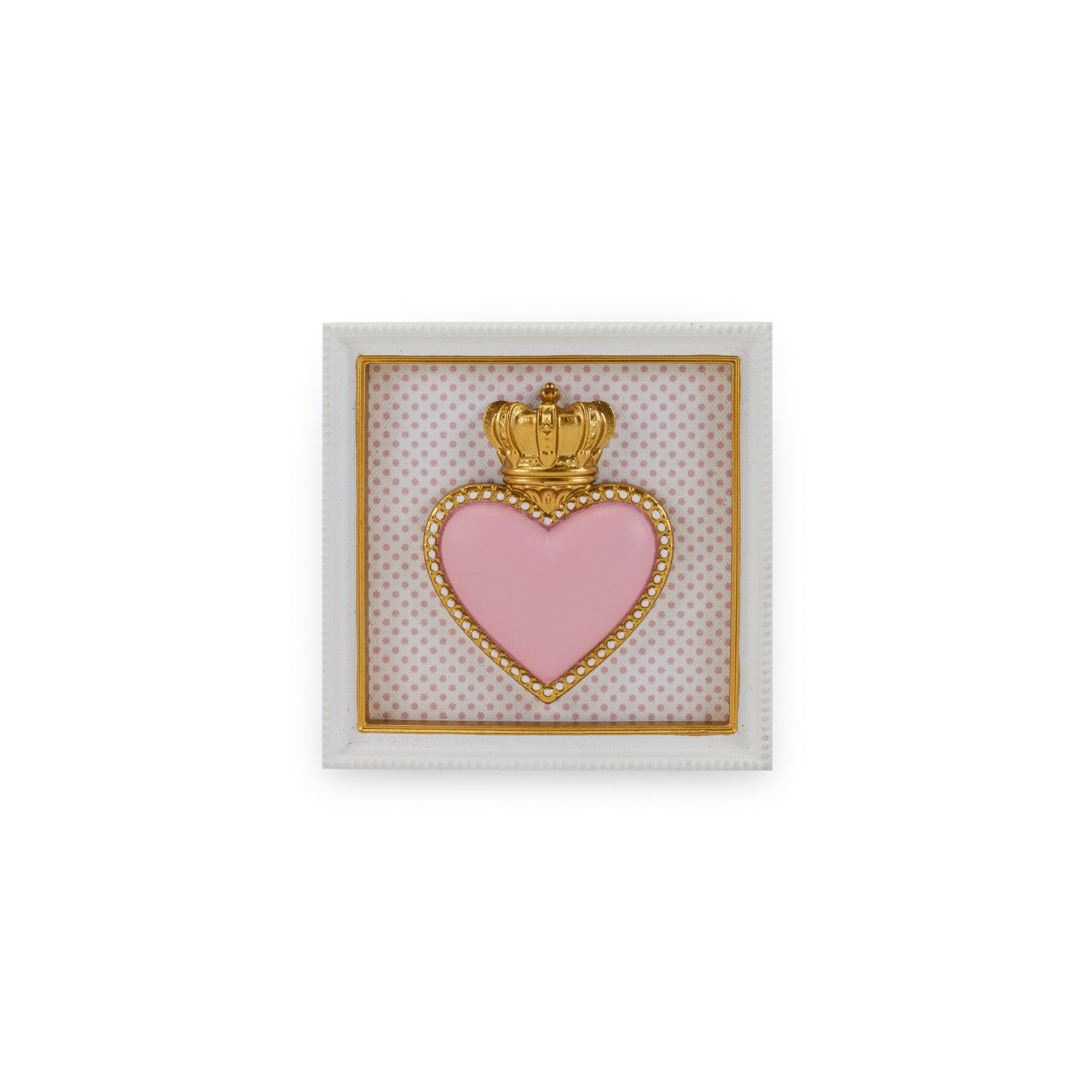 QUADRO TON COEUR HENRIETTE - in resina vari colori - 13x13cm - foto 2 | Adele Cherie