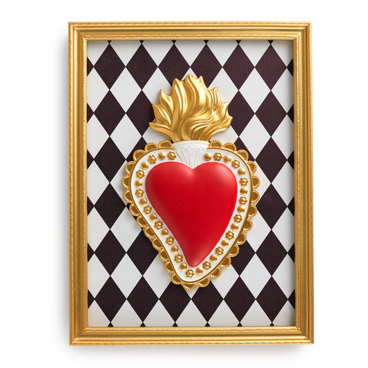 QUADRO TON COEUR HENRIETTE - in resina vari colori - 40x30cm | Adele Chérie