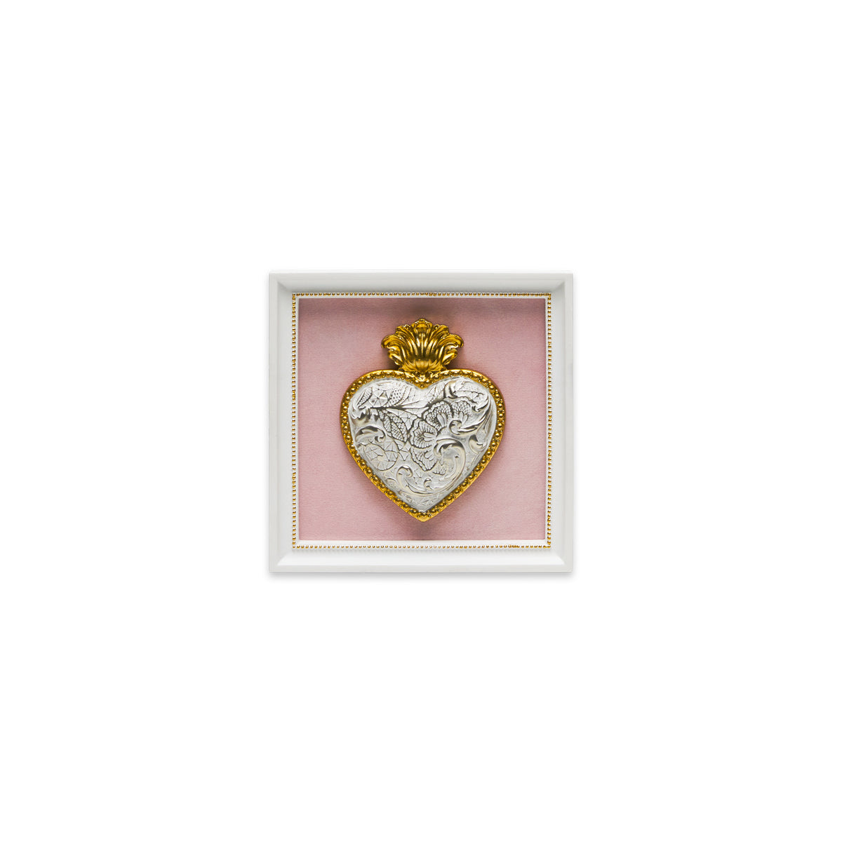 QUADRO TON COEUR HENRIETTE - in resina vari colori - 13x13cm | Adele Chérie