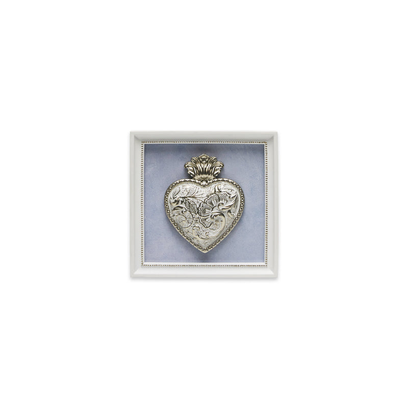 QUADRO TON COEUR HENRIETTE - in resina vari colori - 13x13cm | Adele Chérie