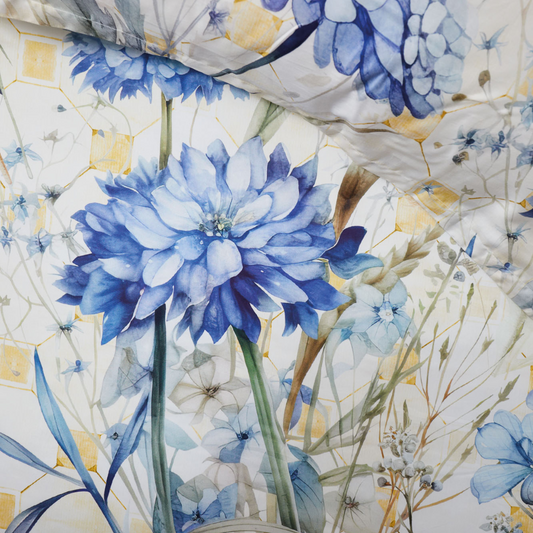 COMPLETO LETTO MARAIS RAVELLO MAISON SUCRÉE | in rasatello di cotone | 260x300cm