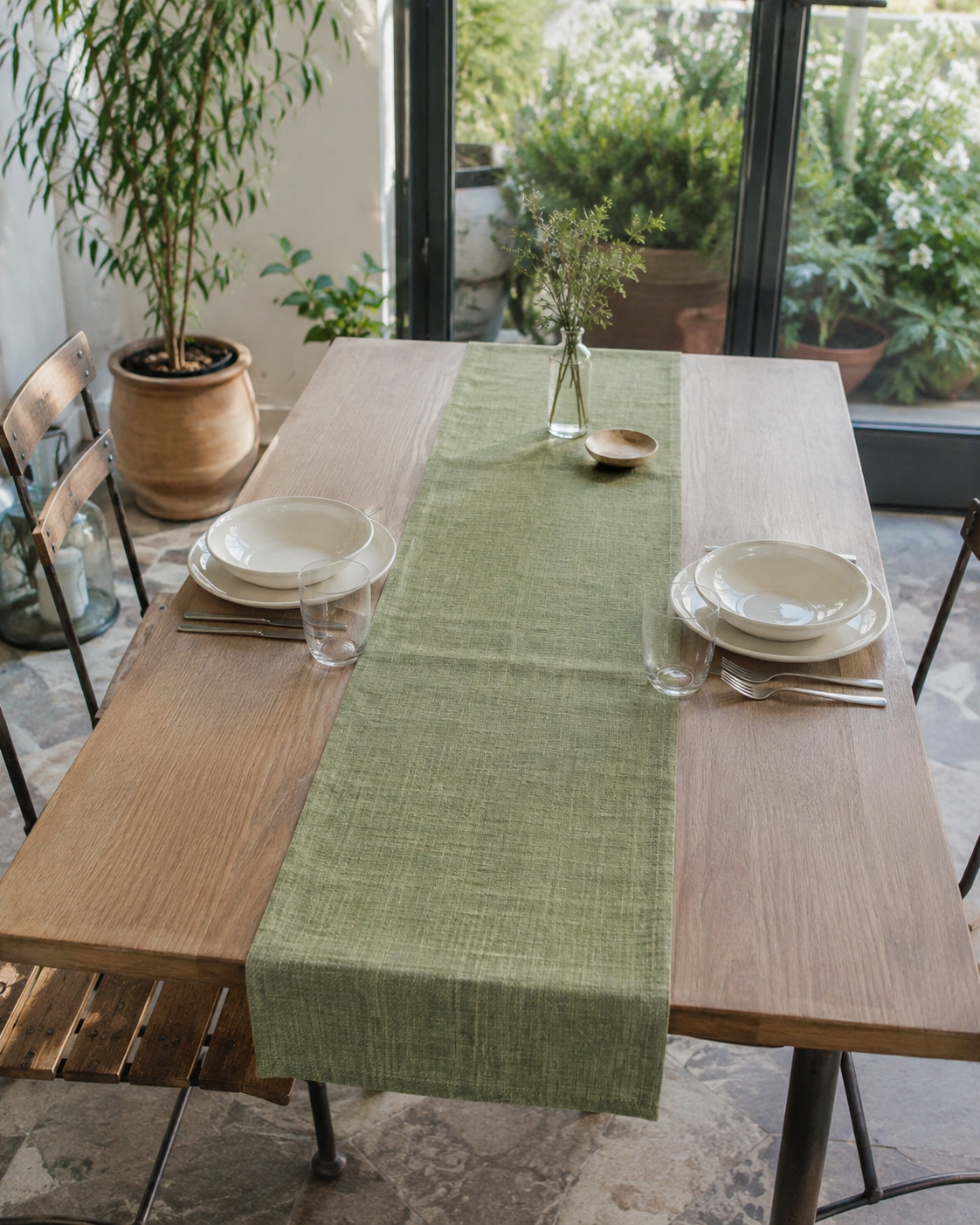 RUNNER KORIN | antimacchia idrorepellente | 45x150cm
