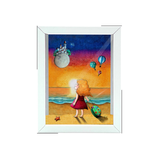 SALVADANAIO BUONA VITA ESTEGO | in legno e metallo | 16x12,5x4,5cm