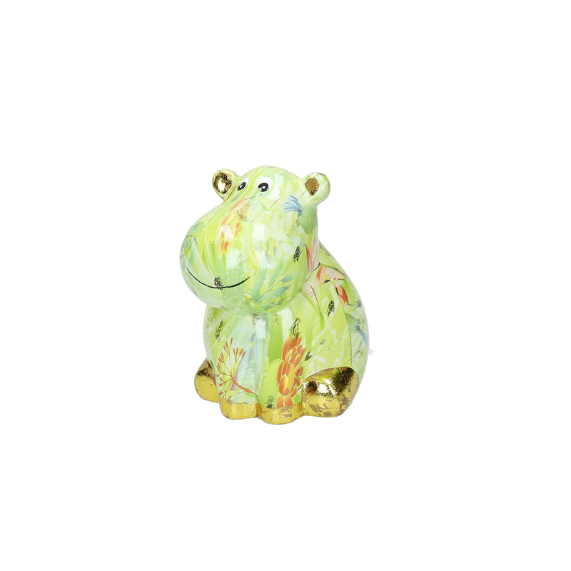 SALVADANAIO IPPOPOTAMO BRANDANI - decori assortiti - 9x10x12cm | Adele Chérie