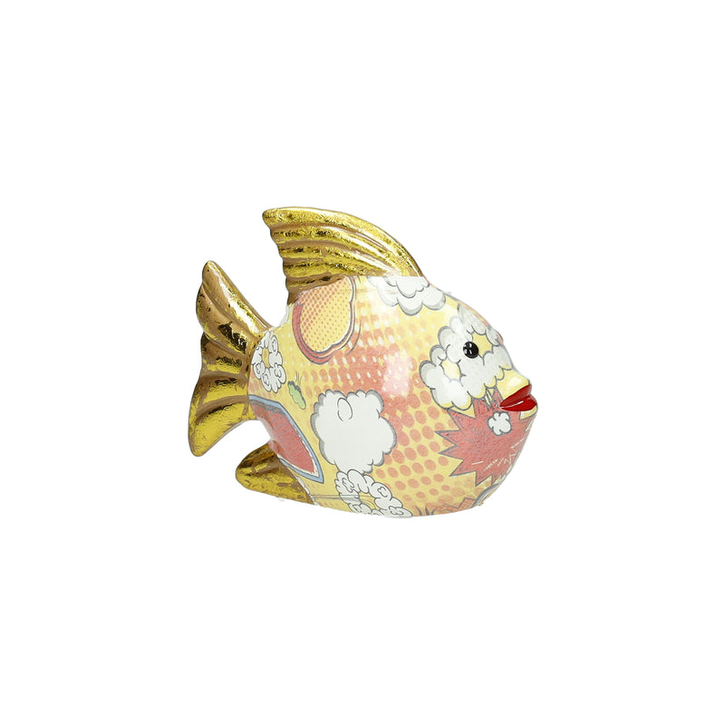SALVADANAIO PESCIOLINO BRANDANI | decori assortiti | 14x6x12cm