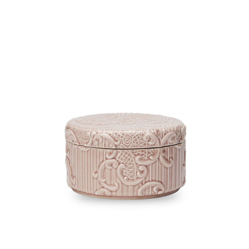 SCATOLA DENTELLE HENRIETTE - in ceramica vari colori - Ø14x8cm | Adele Chérie