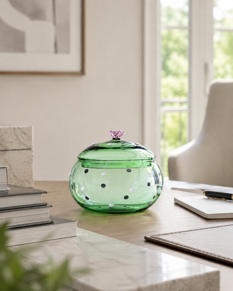 SCATOLA DESERT PLANTS ICHENDORF MILANO - in vetro borosilicato - 13x11cm | Adele Cherie