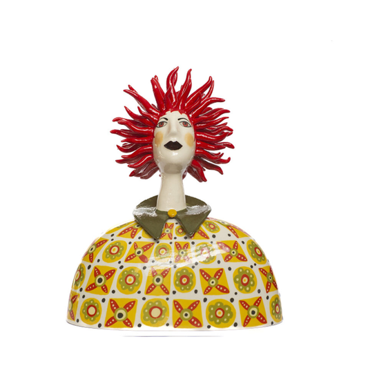 SCULTURA MADRE FUOCO TERRE DI SCIROCCO - in ceramica - 28x17x33cm | Adele Chérie
