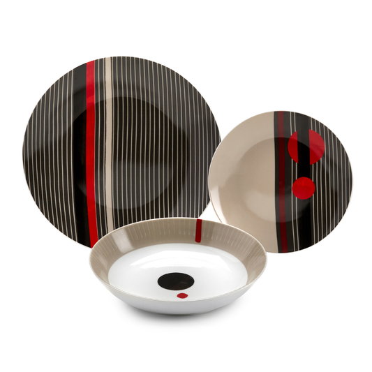 SERVIZIO TAVOLA JAPAN FADE MAISON | in porcellana | 18pz