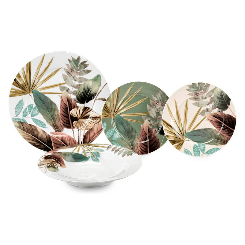 SERVIZIO TAVOLA MALIKA 2.0 FADE MAISON - in porcellana - 18pz | Adele Chérie