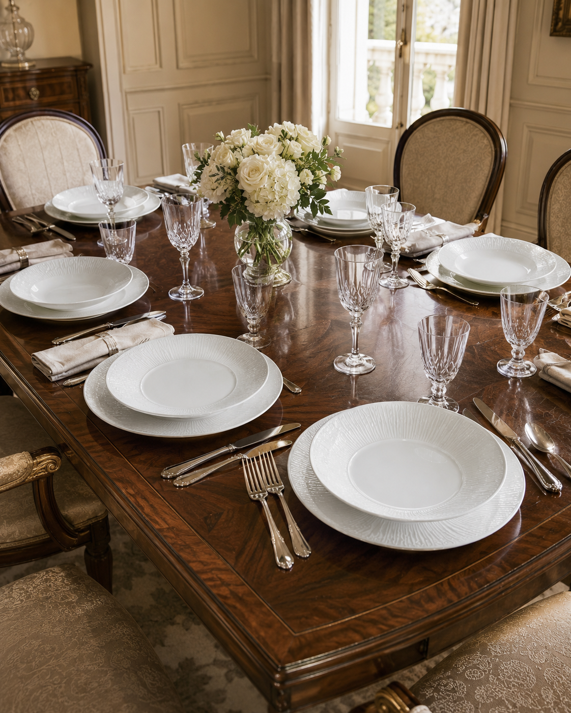 SERVIZIO TAVOLA WOOD FADE MAISON | in porcellana | 18pz