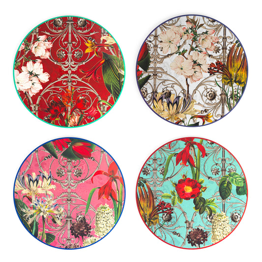 SET SOTTOPIATTI ROYAL HENRIETTE - in pvc e mdf - 4pz | Adele Chérie