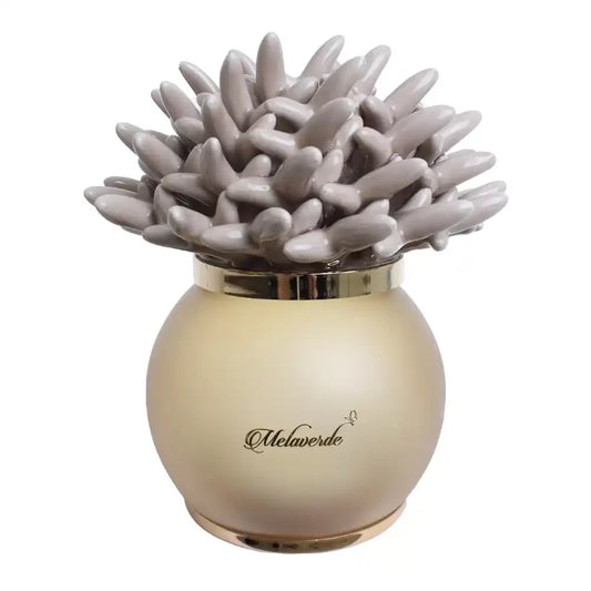 LAMPADA SFERA ANEMONE MELAVERDE | in vetro e ceramica di Capodimonte vari colori | varie misure