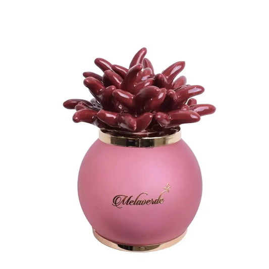 LAMPADA SFERA ANEMONE MELAVERDE | in vetro e ceramica di Capodimonte vari colori | varie misure