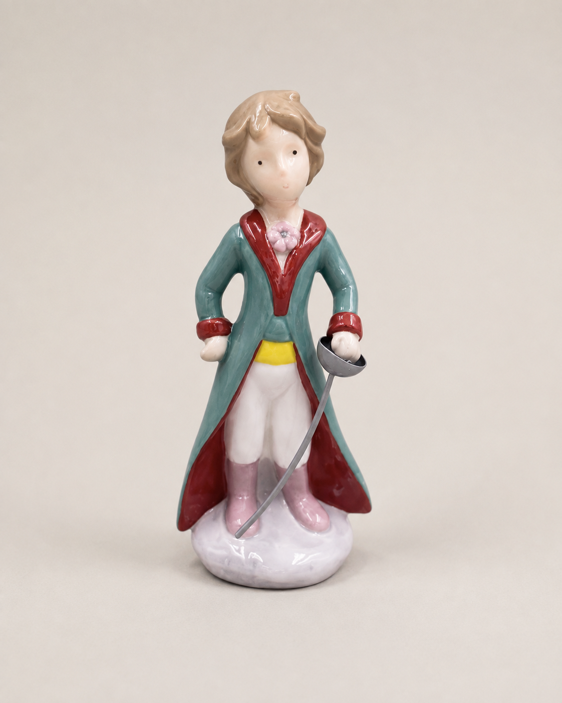 STATUINA PICCOLO PRINCIPE L'INFINITO BOMBONIERE  | in porcellana | 7x5x14cm