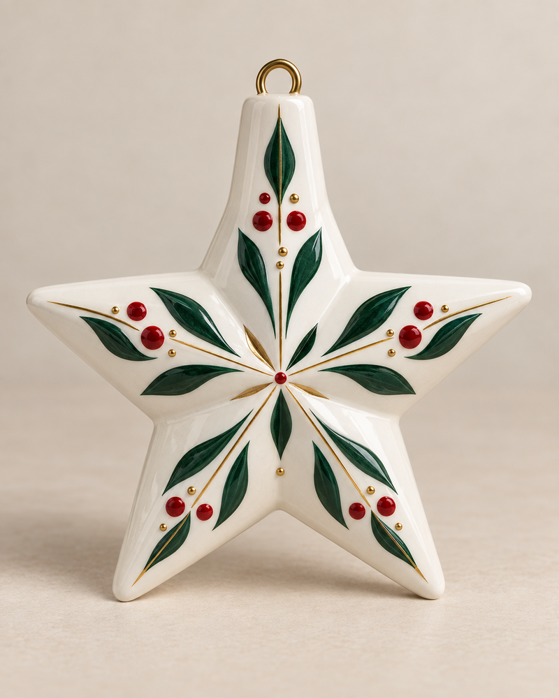 STELLA DIPINTA A MANO | in ceramica