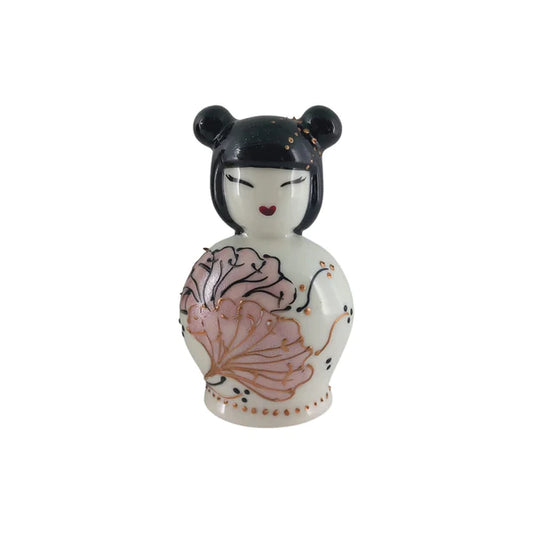 CAMPANA KOKESHI SHARON BOMBONIERE | in porcellana dipinto a mano | 12x7,5cm