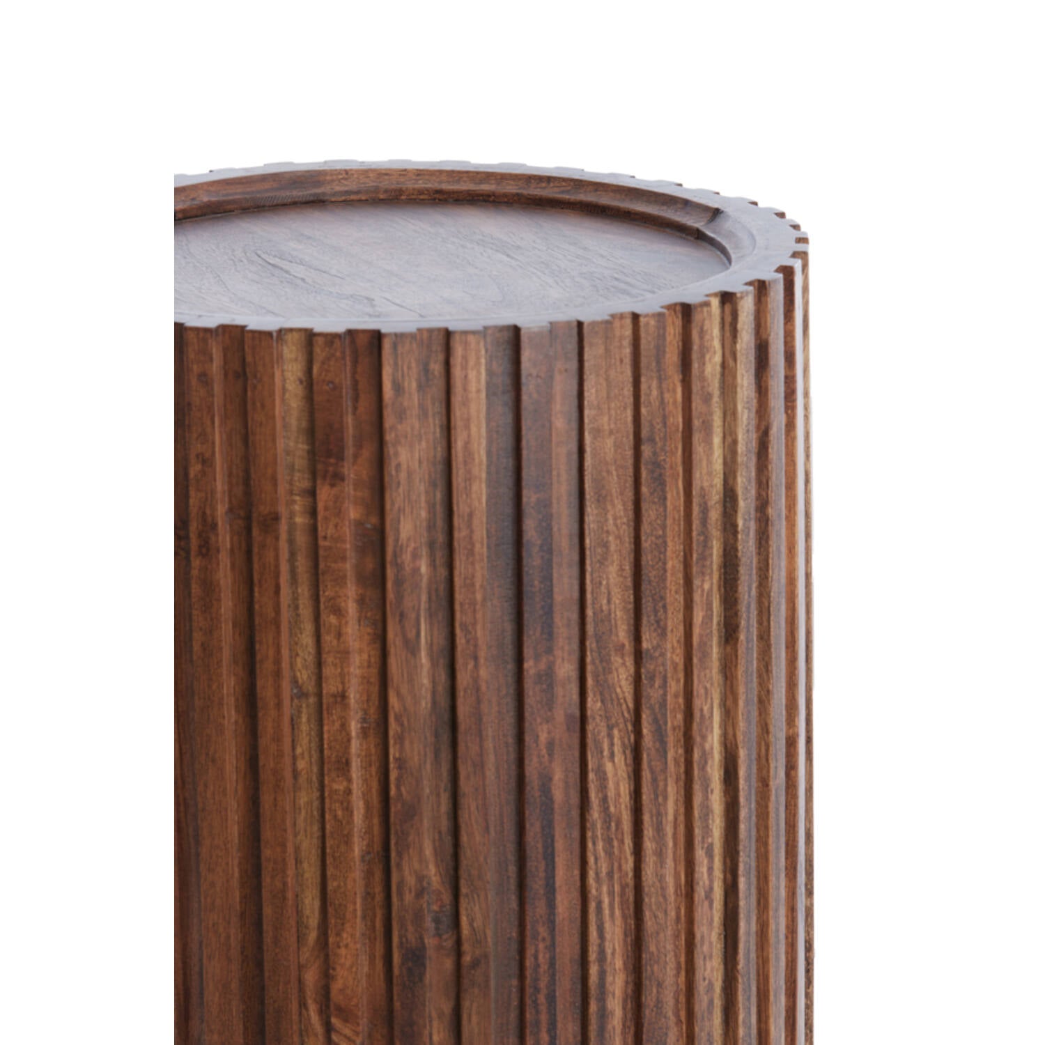 TAVOLINO KIYOSE LIGHT&LIVING - in legno di acacia - Ø33x47cm - foto 2 | Adele Chérie