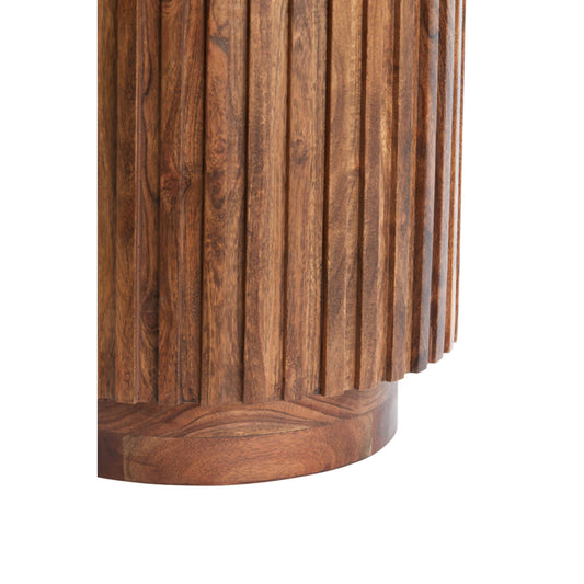 TAVOLINO KIYOSE LIGHT&LIVING - in legno di acacia - Ø33x47cm - foto 4 | Adele Chérie