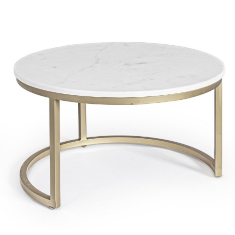 TAVOLINO PHOENIX BIZZOTTO | finitura oro piano marmo | varie misure