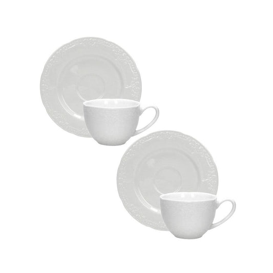 TAZZINE CAFFE' RICORDI BRANDANI | new bone china | 2pz