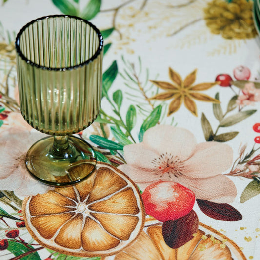 TOVAGLIA ARANCIA E CONNELLA MAISON SUCRÉE | in tessuto antimacchia | varie misure